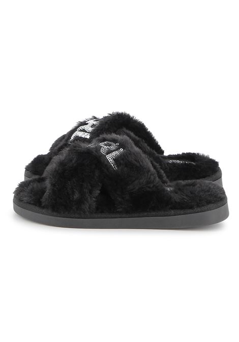 Ciabatte in pelliccia KARL LAGERFELD KIDS | Z3098709B
